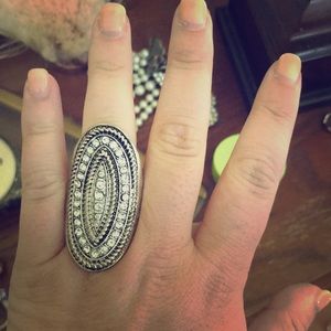 Costume jewelry oversized ring
